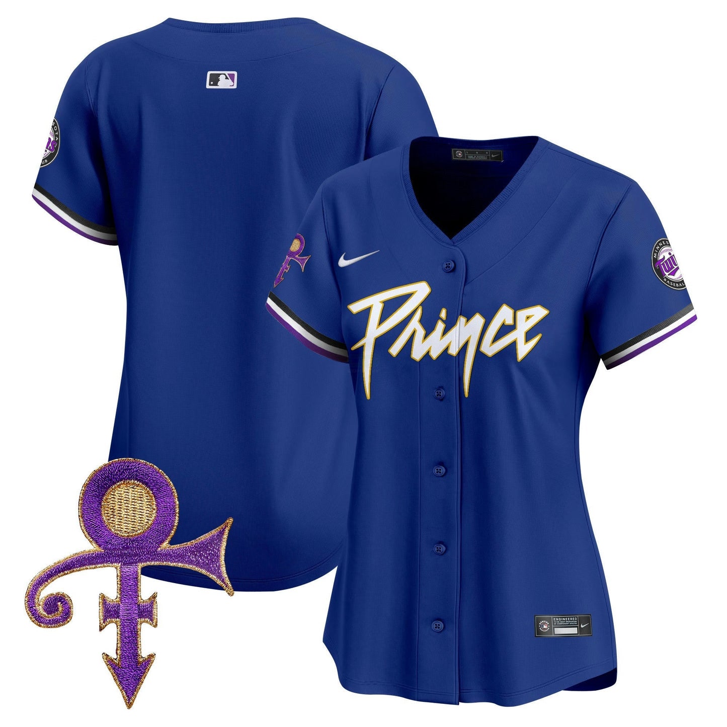 Camisa MLB Women’s Minnesota Prince Patch Vapor Premier Limited Jersey