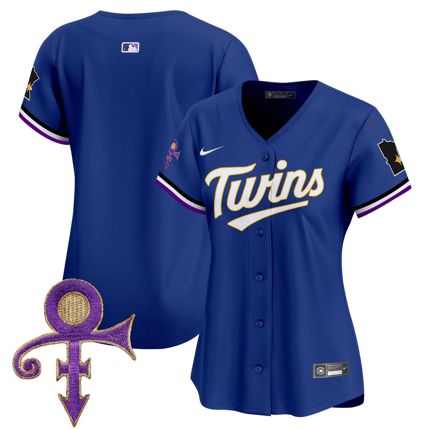 Camisa MLB Women’s Minnesota Prince Patch Vapor Premier Limited Jersey V3