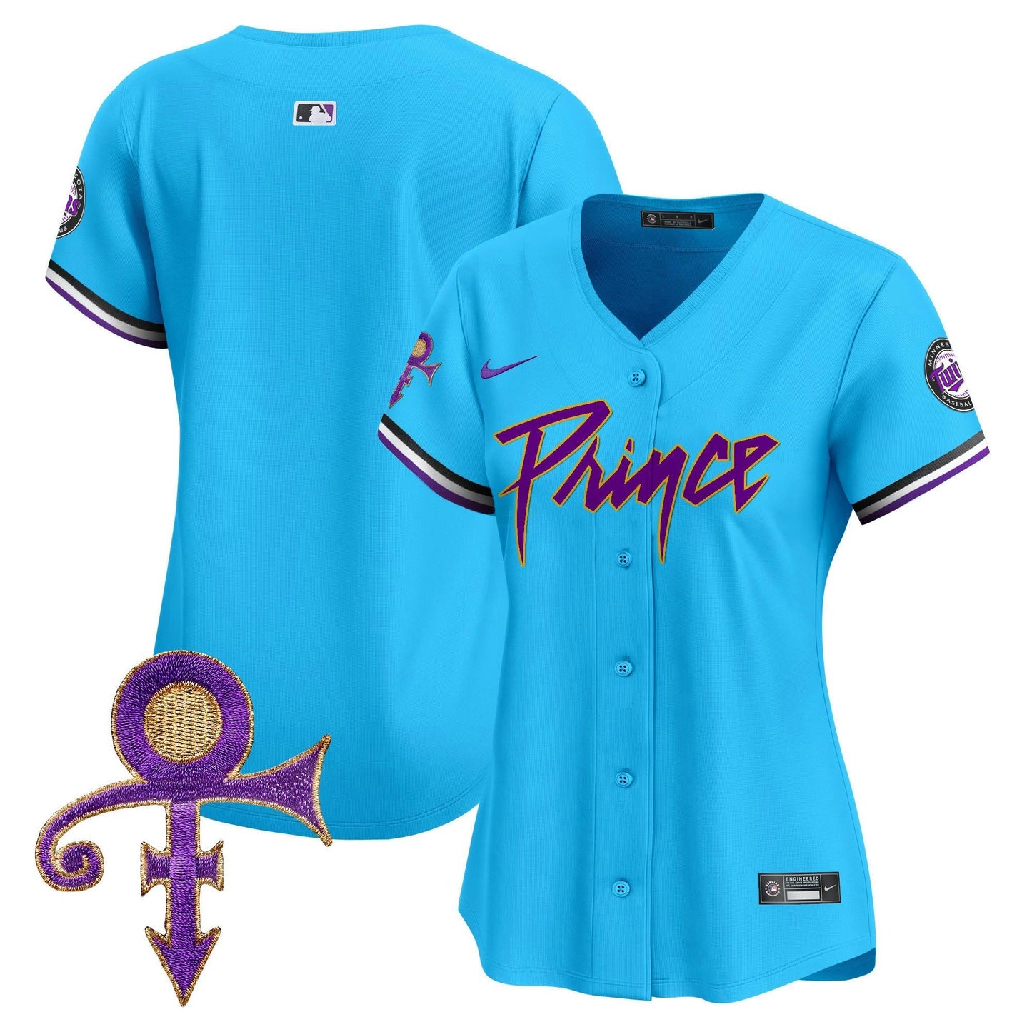 Camisa MLB Women’s Minnesota Prince Patch Vapor Premier Limited Jersey V4