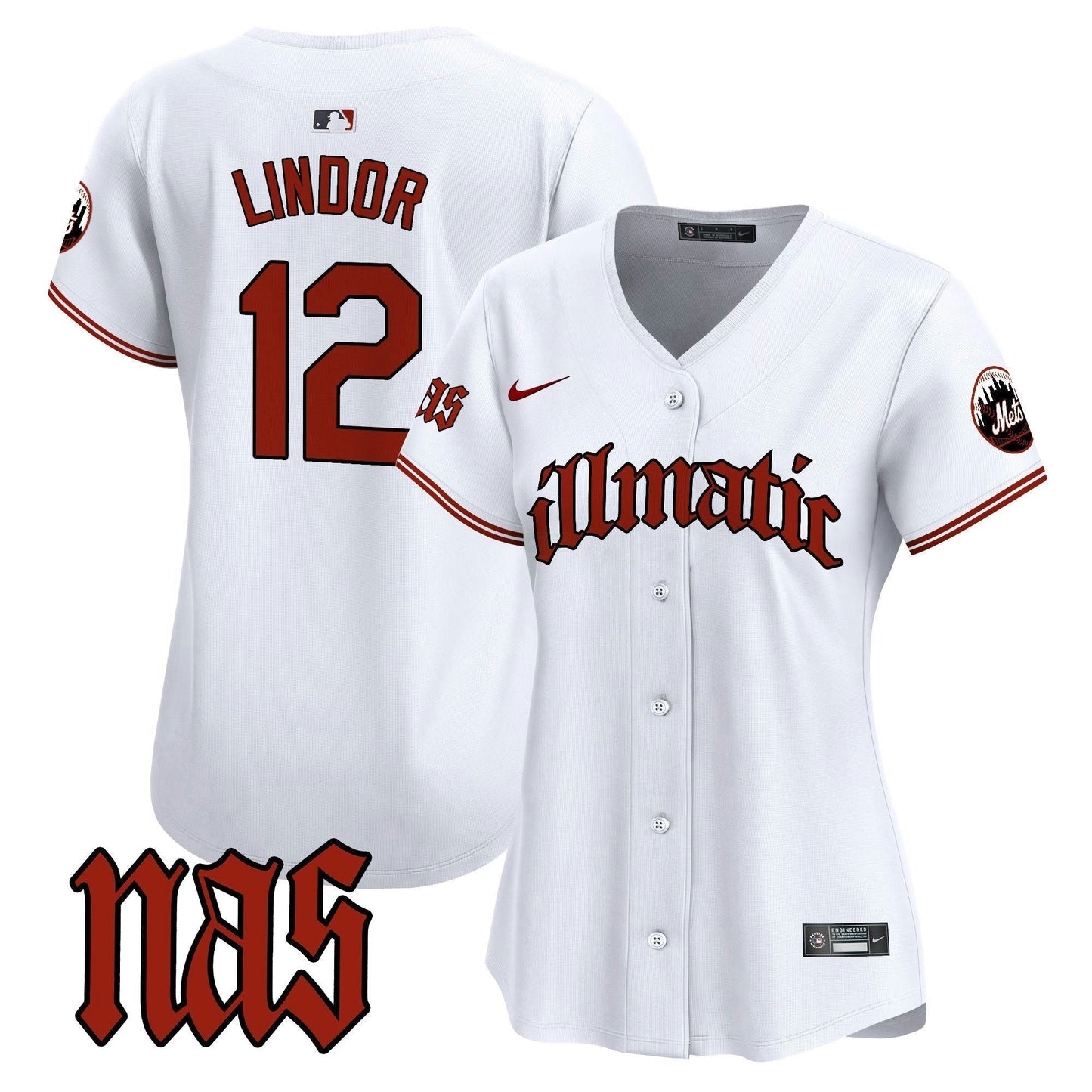 Camisa MLB Women’s Nas Illmatic Vapor Premier Limited Jersey
