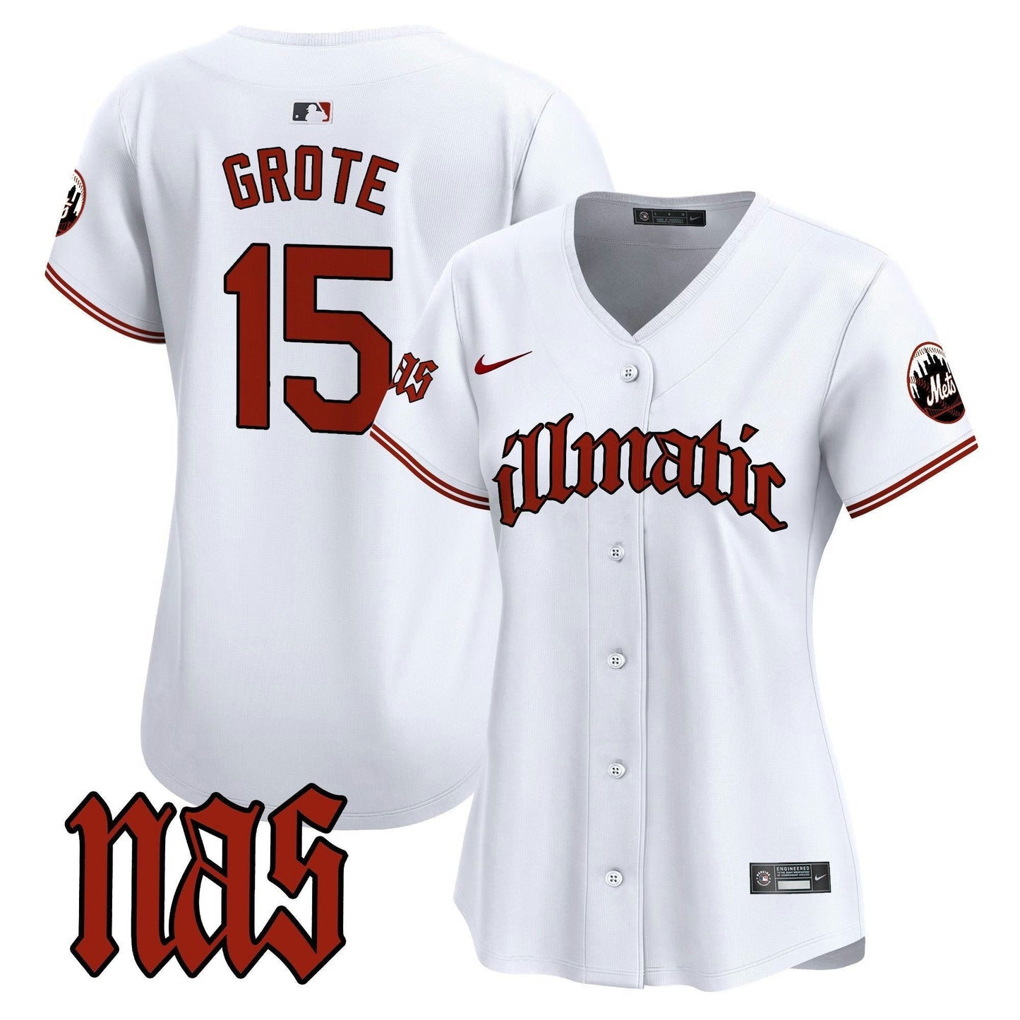 Camisa MLB Women’s Nas Illmatic Vapor Premier Limited Jersey
