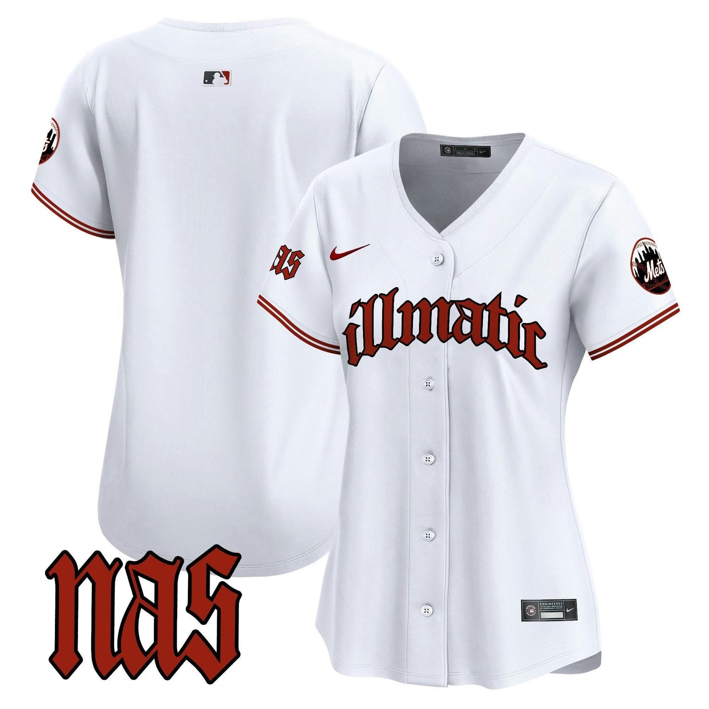 Camisa MLB Women’s Nas Illmatic Vapor Premier Limited Jersey