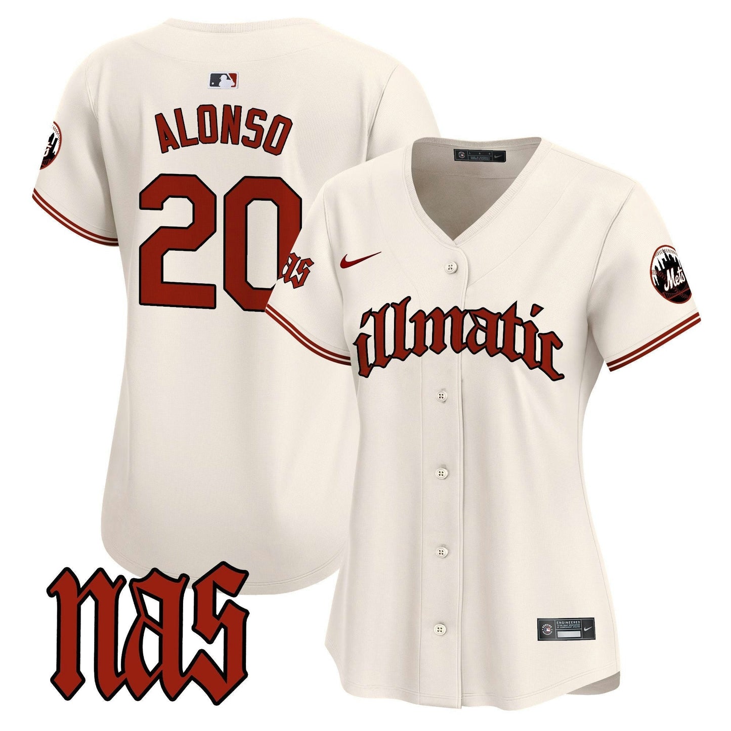 Camisa MLB Women’s Nas Illmatic Vapor Premier Limited Jersey