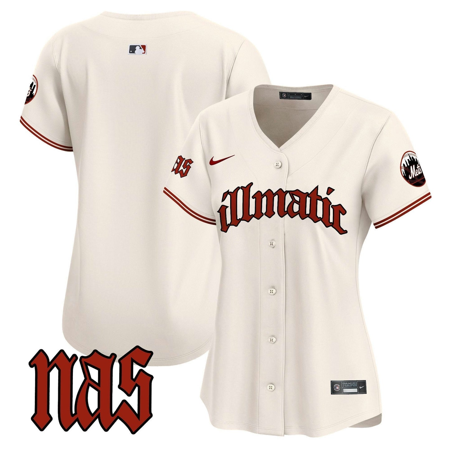 Camisa MLB Women’s Nas Illmatic Vapor Premier Limited Jersey