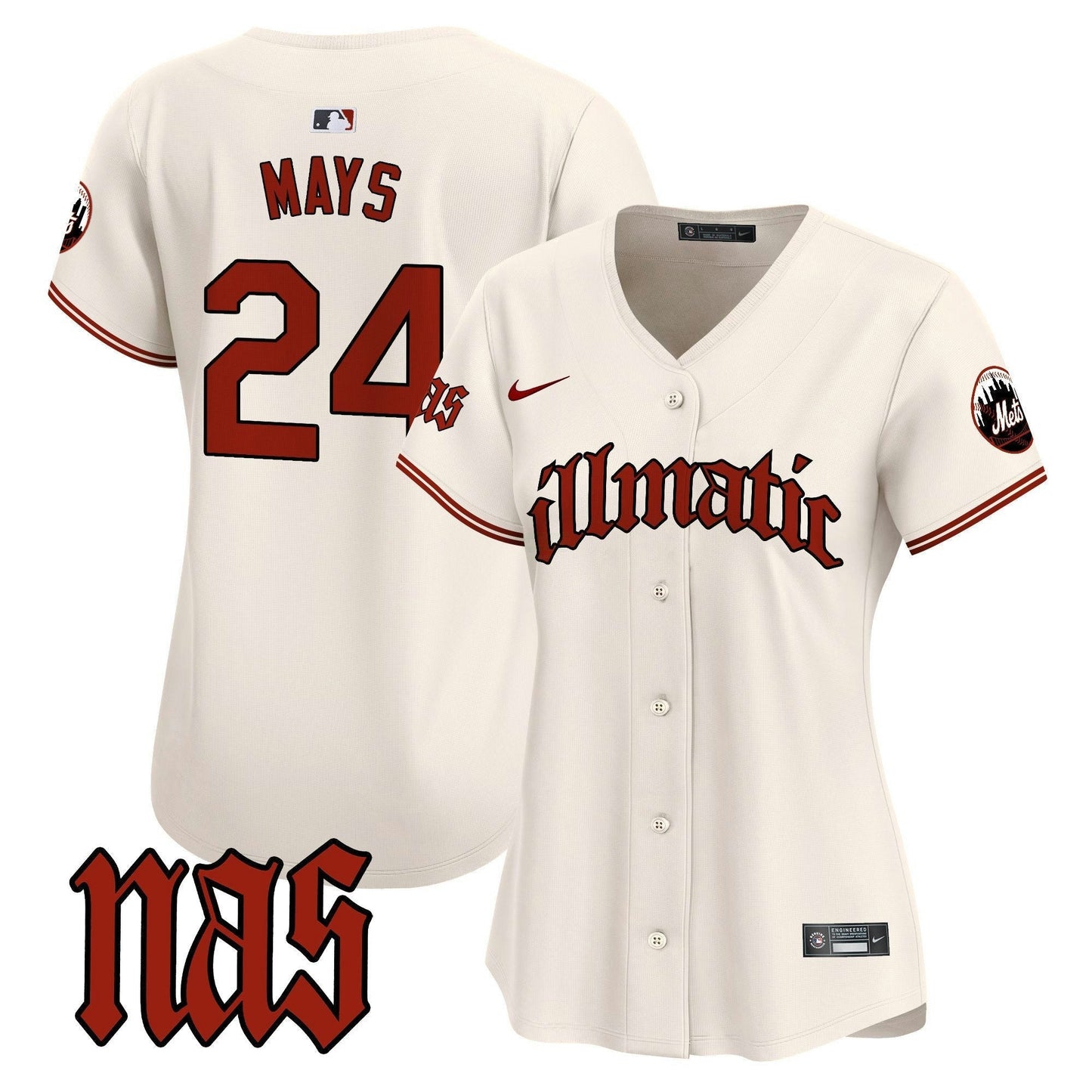 Camisa MLB Women’s Nas Illmatic Vapor Premier Limited Jersey