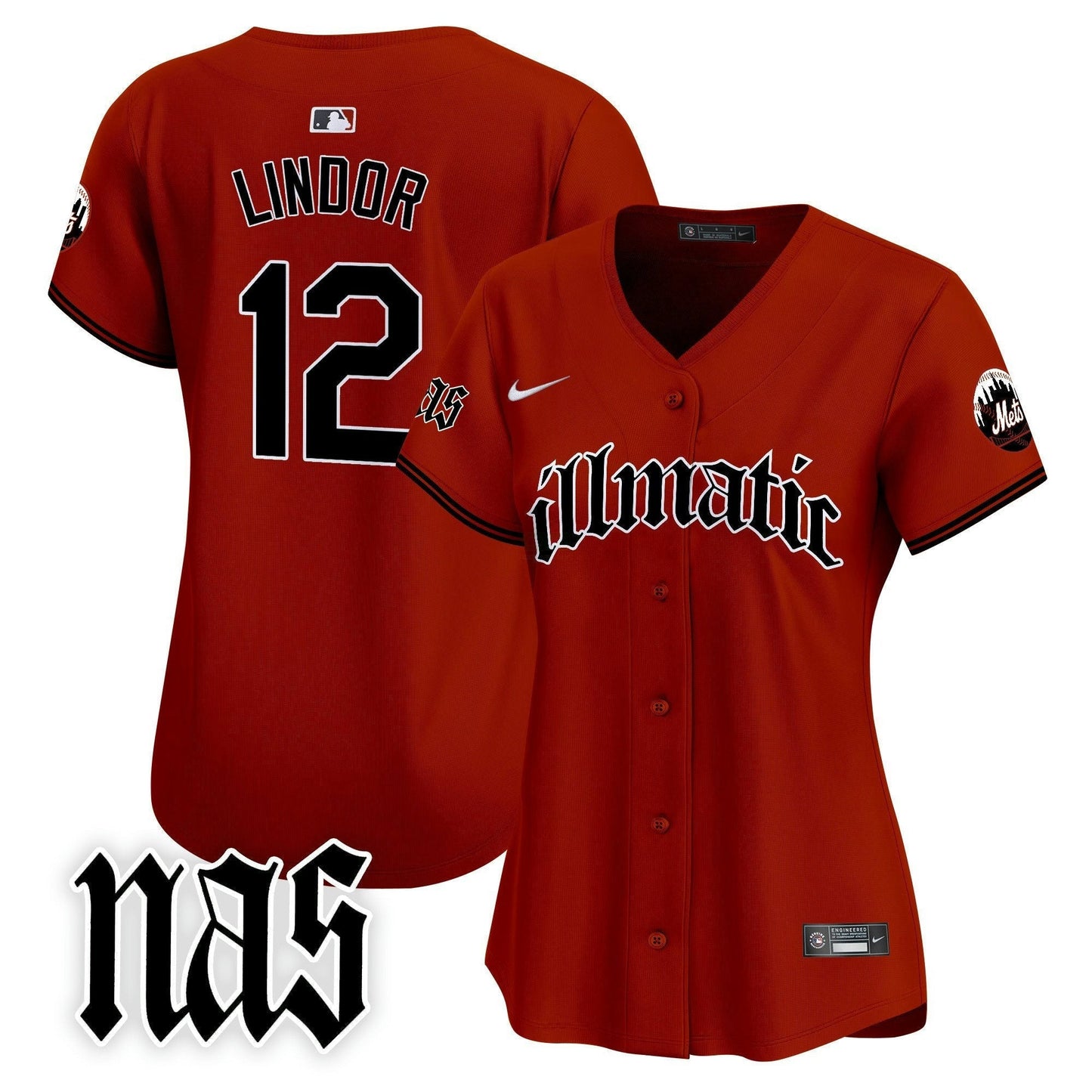 Camisa MLB Women’s Nas Illmatic Vapor Premier Limited Jersey