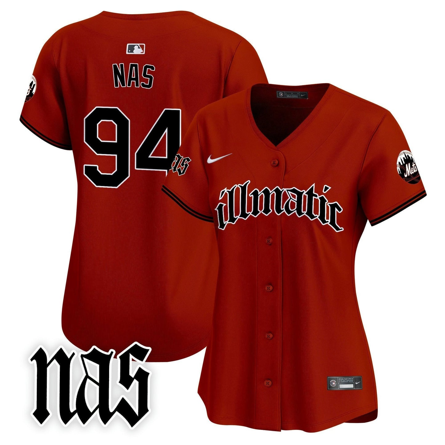 Camisa MLB Women’s Nas Illmatic Vapor Premier Limited Jersey