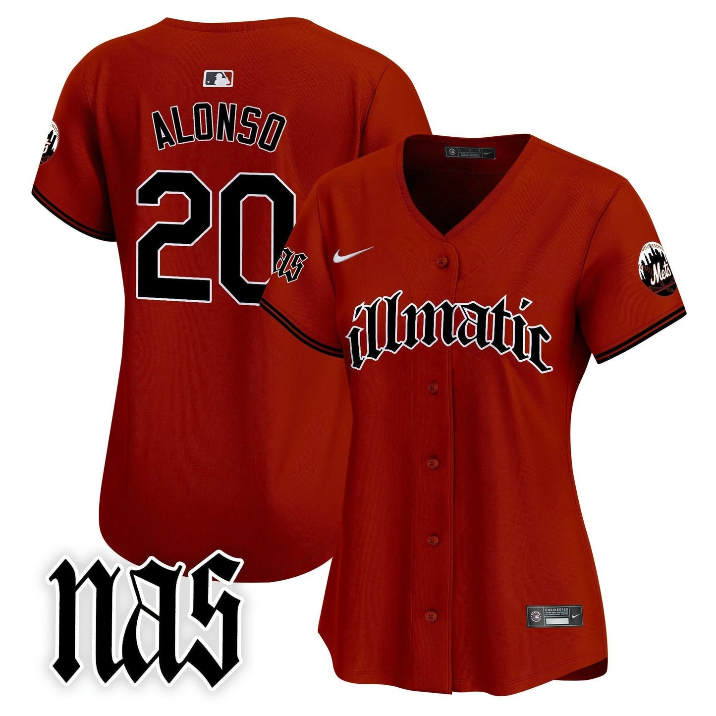 Camisa MLB Women’s Nas Illmatic Vapor Premier Limited Jersey