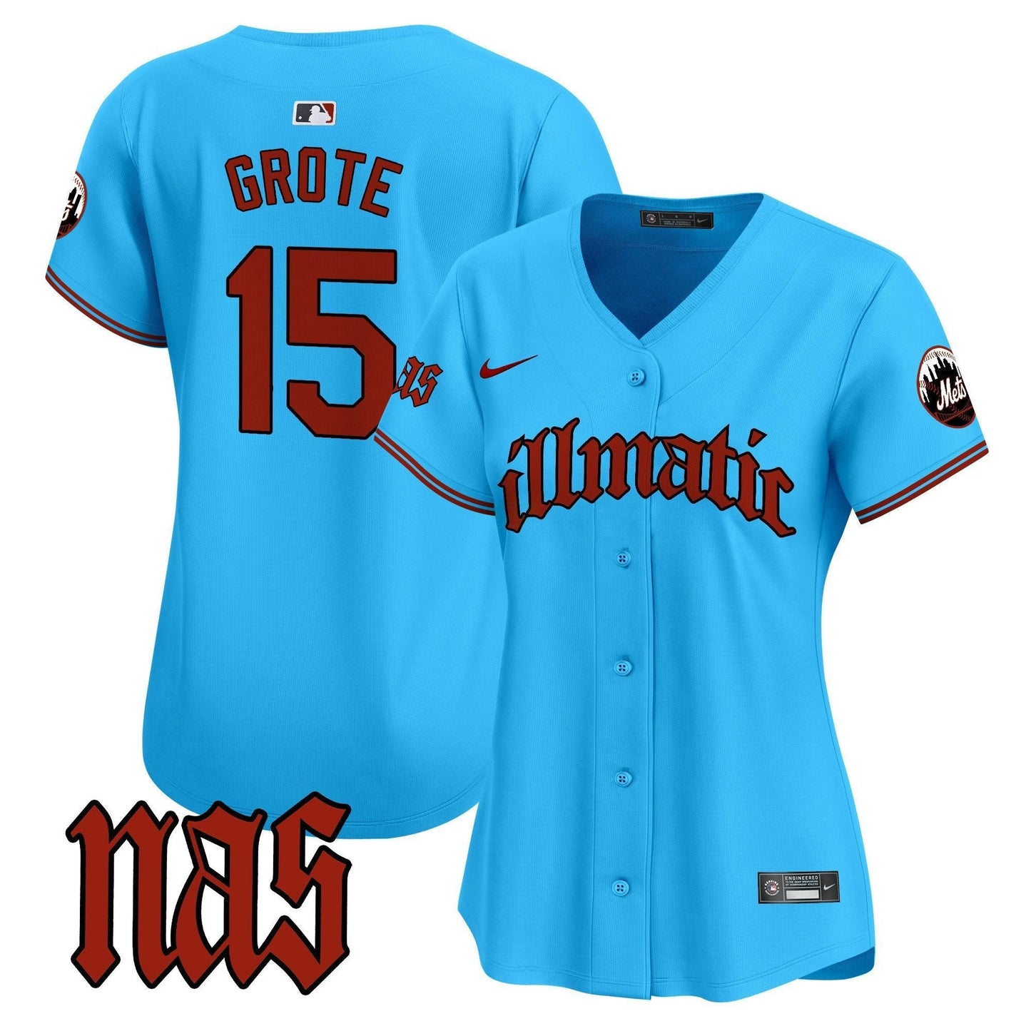 Camisa MLB Women’s Nas Illmatic Vapor Premier Limited Jersey