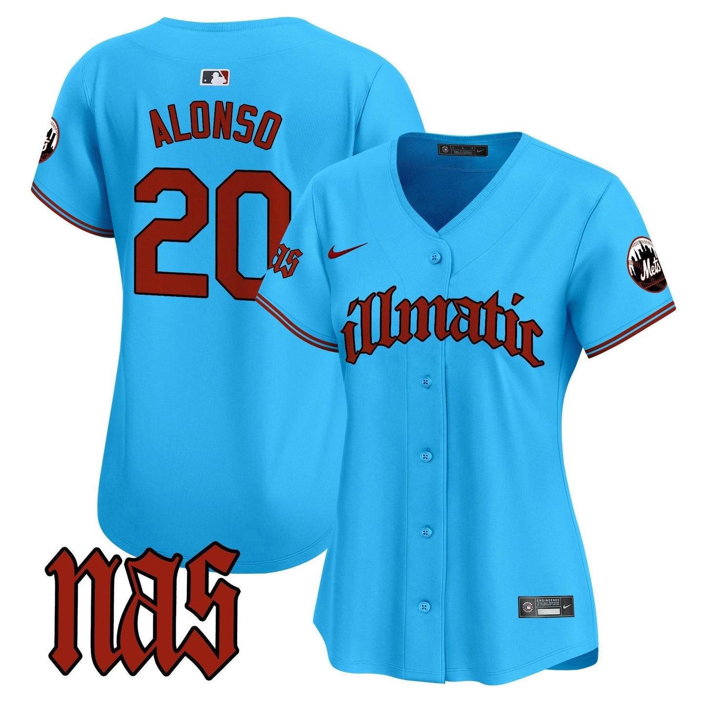 Camisa MLB Women’s Nas Illmatic Vapor Premier Limited Jersey