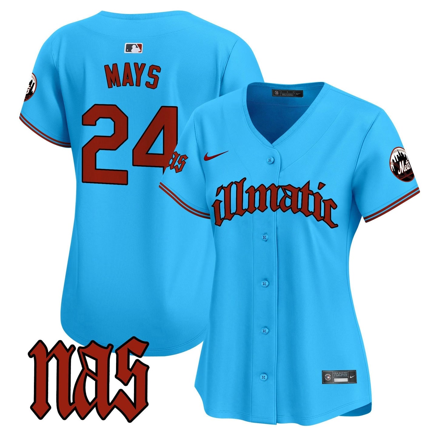 Camisa MLB Women’s Nas Illmatic Vapor Premier Limited Jersey