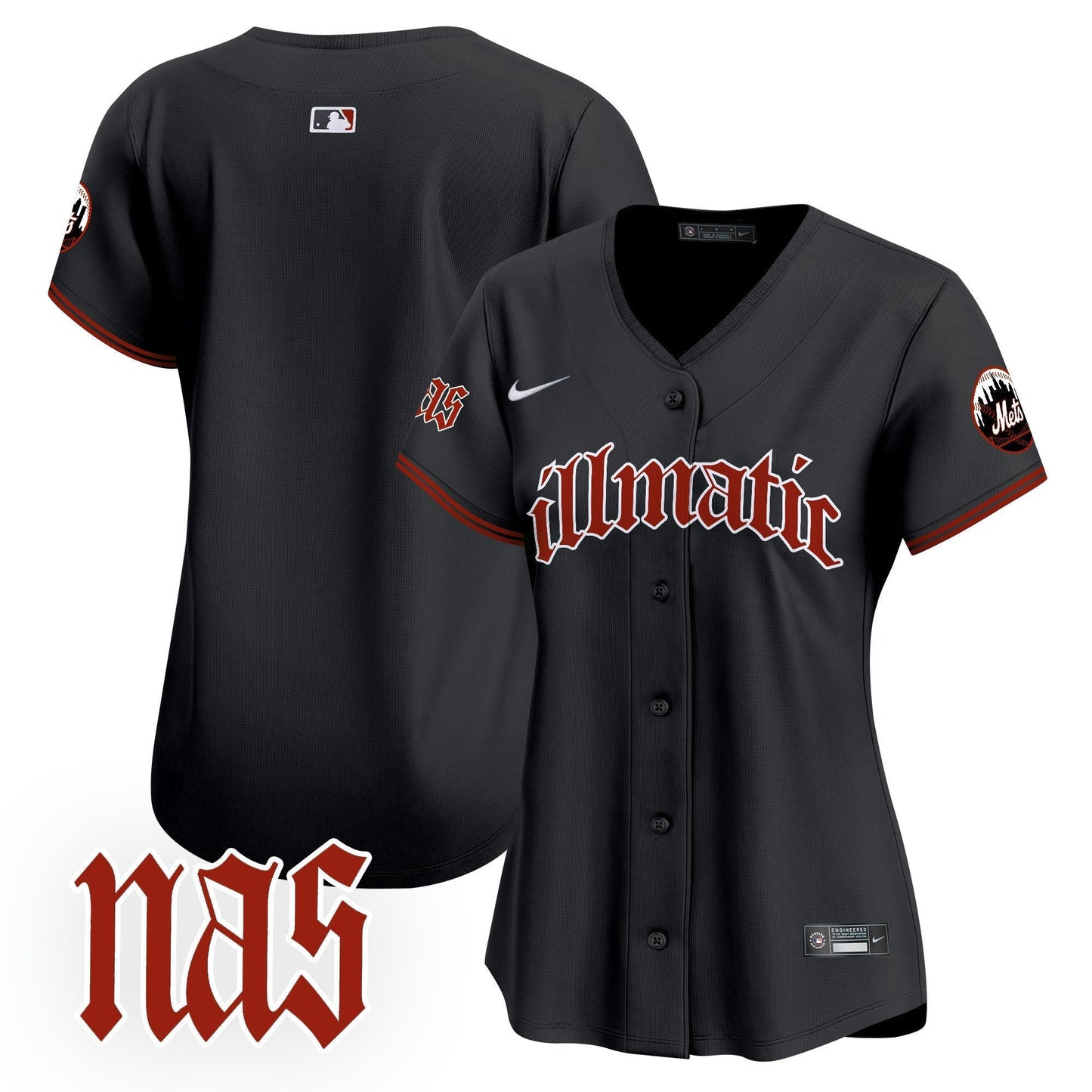 Camisa MLB Women’s Nas Illmatic Vapor Premier Limited Jersey