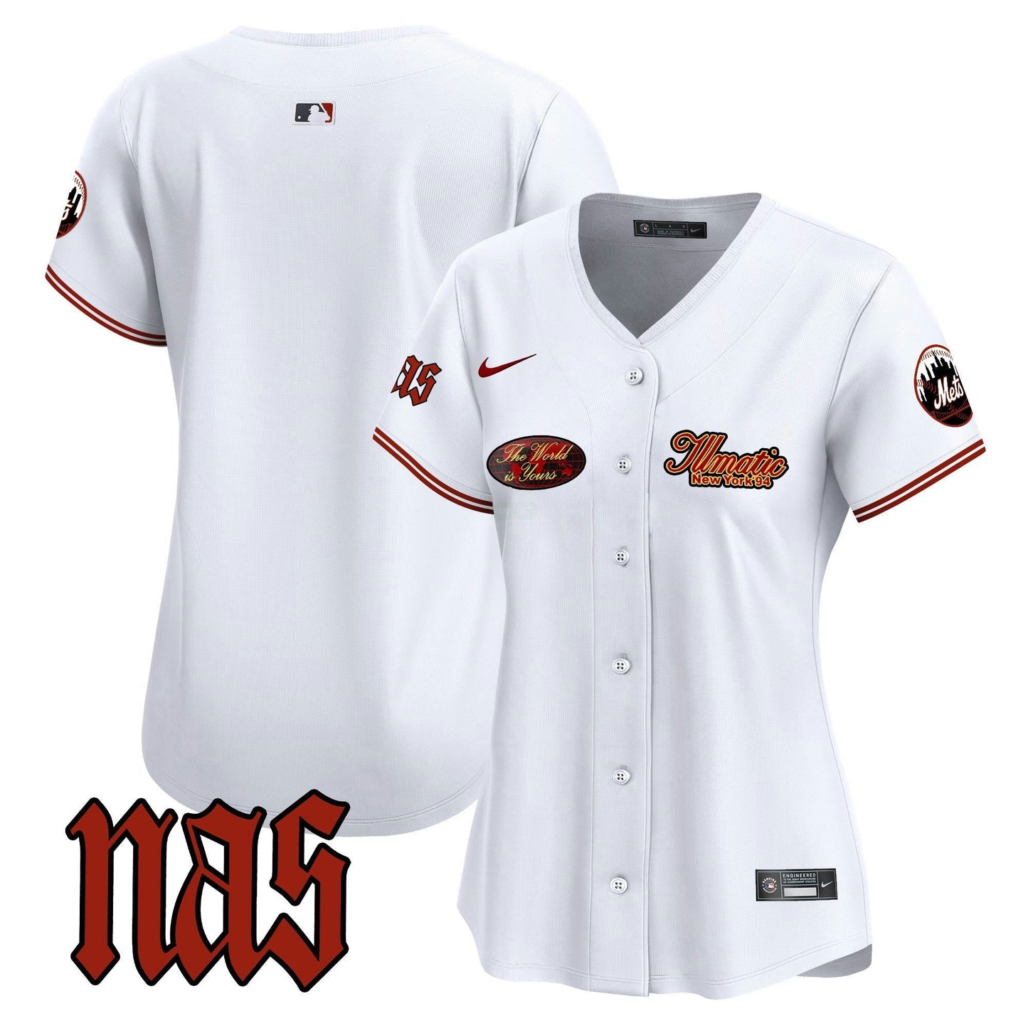 Camisa MLB Women’s Nas Illmatic Vapor Premier Limited Jersey V2