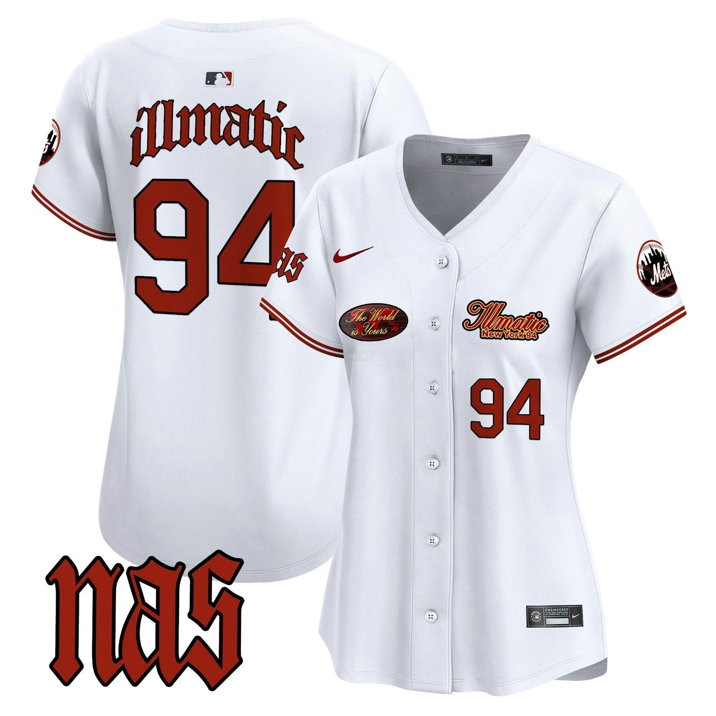 Camisa MLB Women’s Nas Illmatic Vapor Premier Limited Jersey V2
