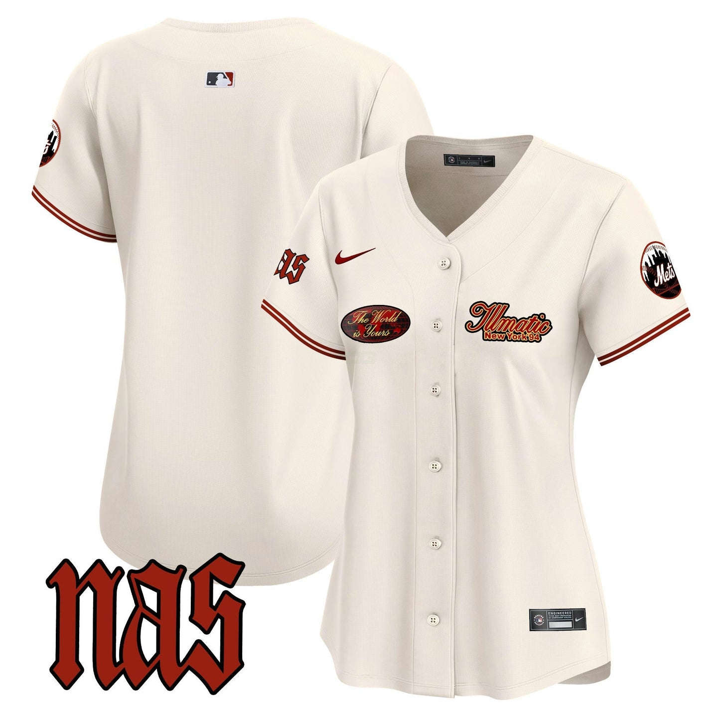 Camisa MLB Women’s Nas Illmatic Vapor Premier Limited Jersey V2
