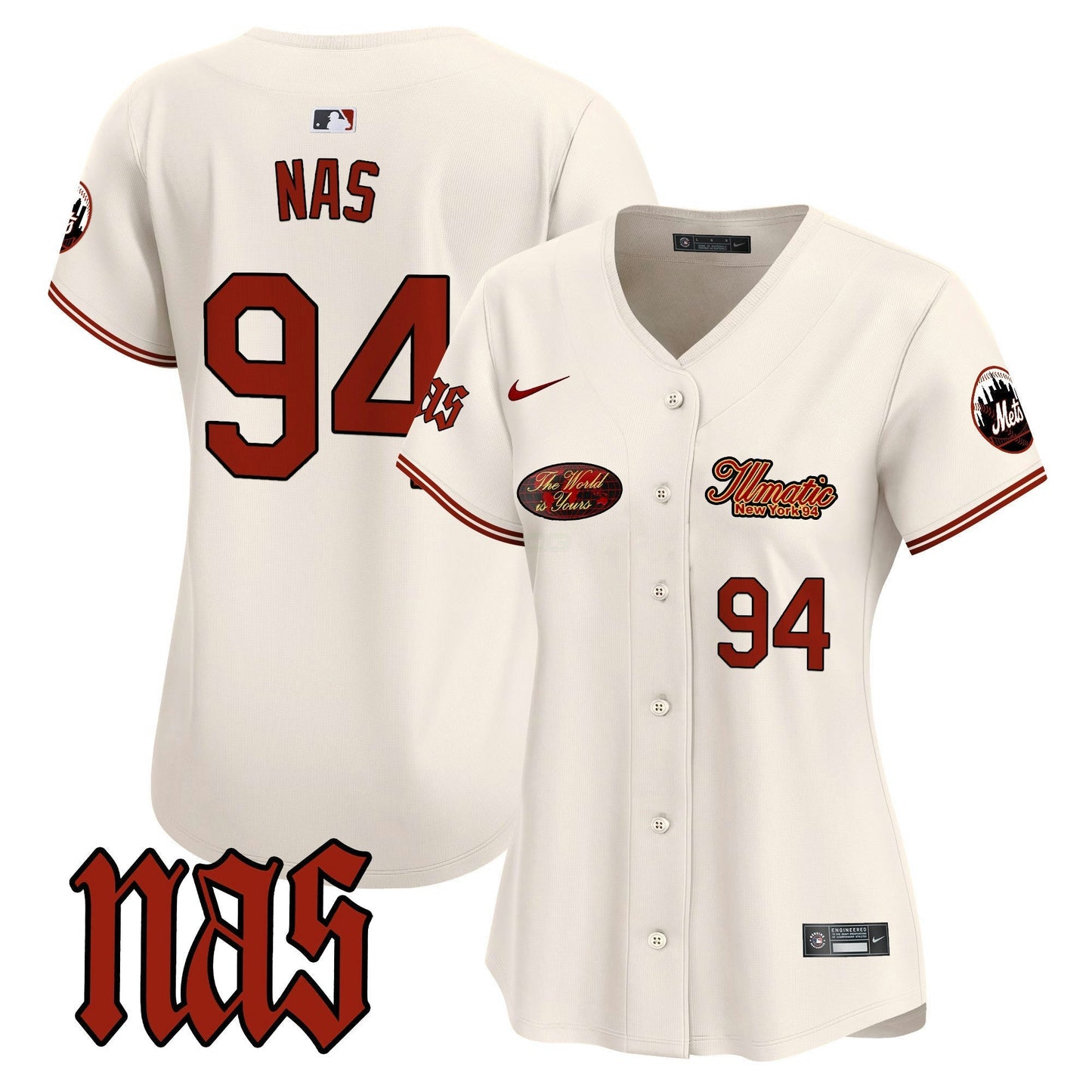 Camisa MLB Women’s Nas Illmatic Vapor Premier Limited Jersey V2