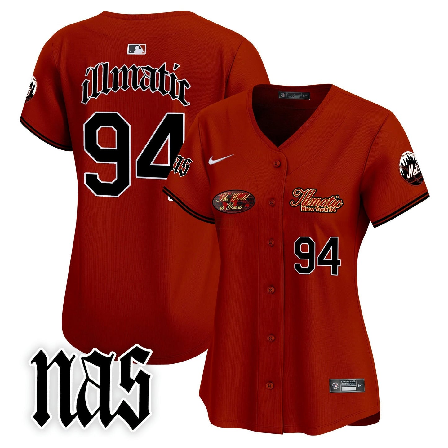 Camisa MLB Women’s Nas Illmatic Vapor Premier Limited Jersey V2