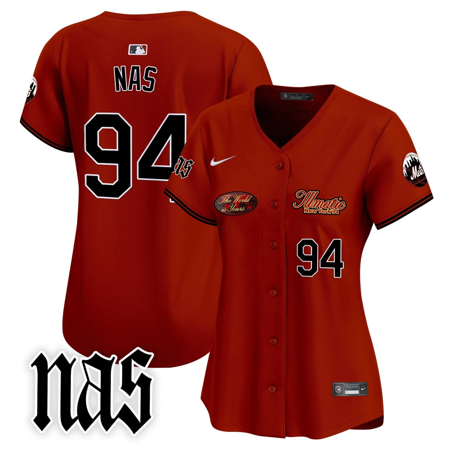 Camisa MLB Women’s Nas Illmatic Vapor Premier Limited Jersey V2