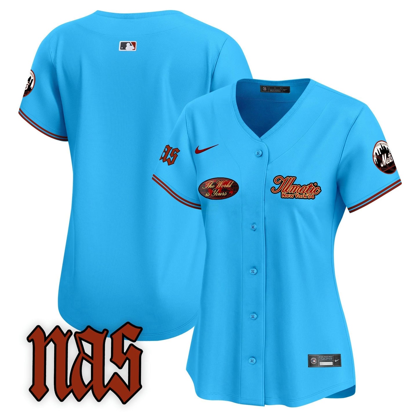 Camisa MLB Women’s Nas Illmatic Vapor Premier Limited Jersey V2
