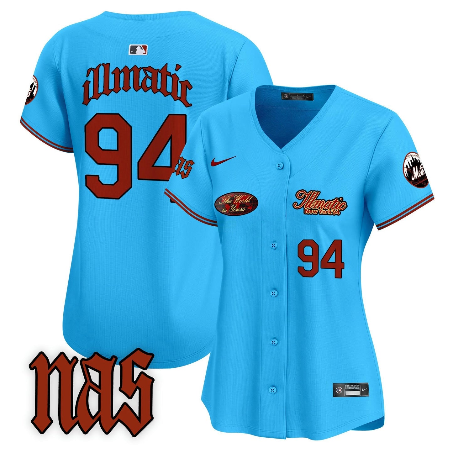 Camisa MLB Women’s Nas Illmatic Vapor Premier Limited Jersey V2
