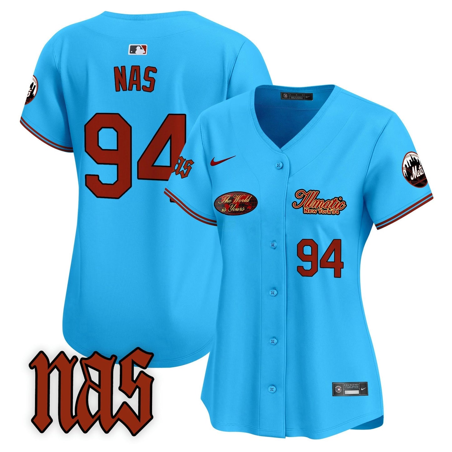 Camisa MLB Women’s Nas Illmatic Vapor Premier Limited Jersey V2
