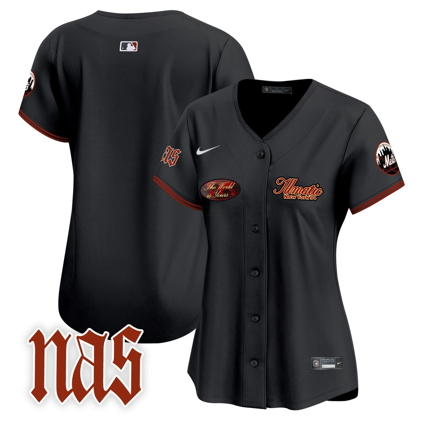 Camisa MLB Women’s Nas Illmatic Vapor Premier Limited Jersey V2
