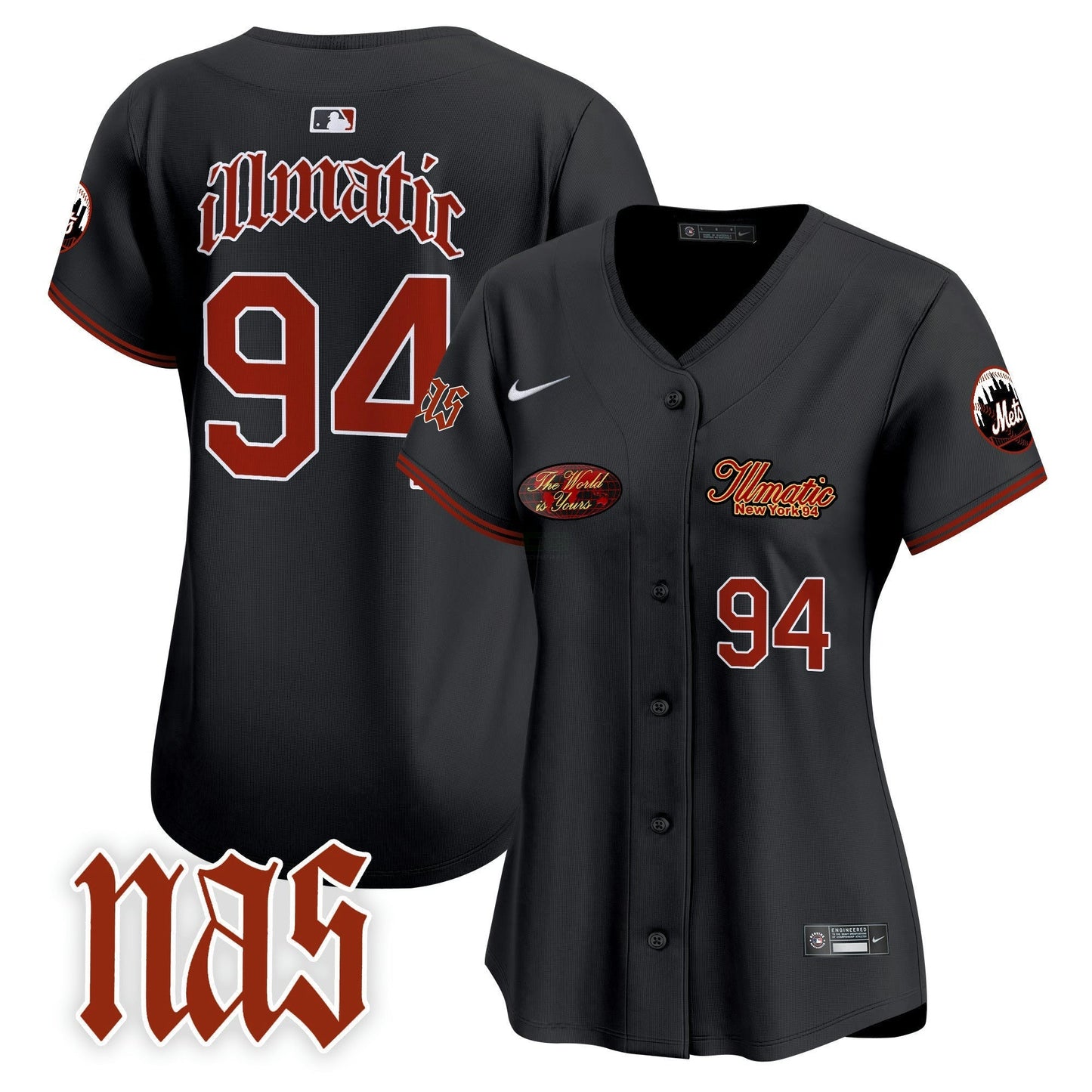 Camisa MLB Women’s Nas Illmatic Vapor Premier Limited Jersey V2