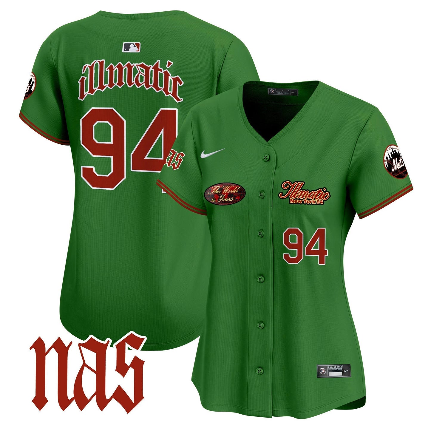 Camisa MLB Women’s Nas Illmatic Vapor Premier Limited Jersey V2