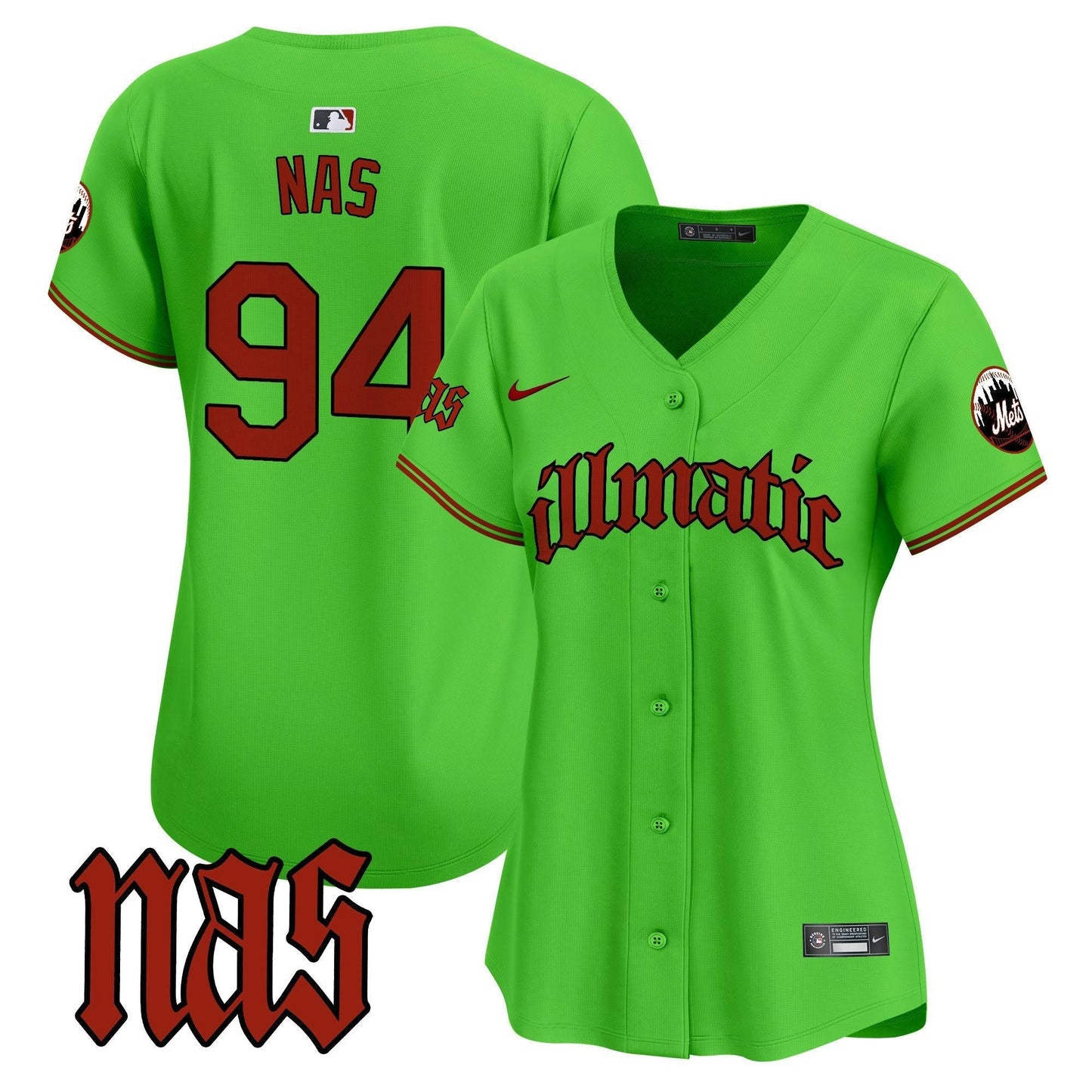 Camisa MLB Women’s Nas Illmatic Vapor Premier Limited Jersey