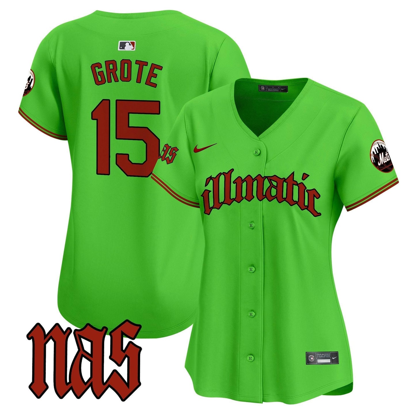 Camisa MLB Women’s Nas Illmatic Vapor Premier Limited Jersey