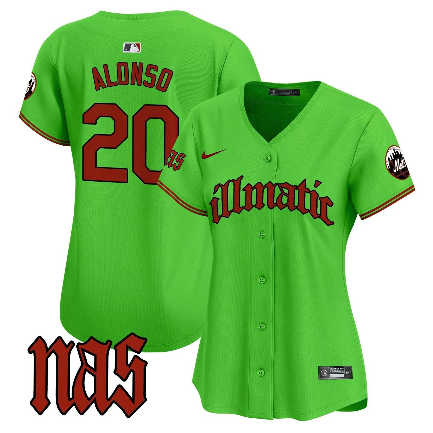 Camisa MLB Women’s Nas Illmatic Vapor Premier Limited Jersey