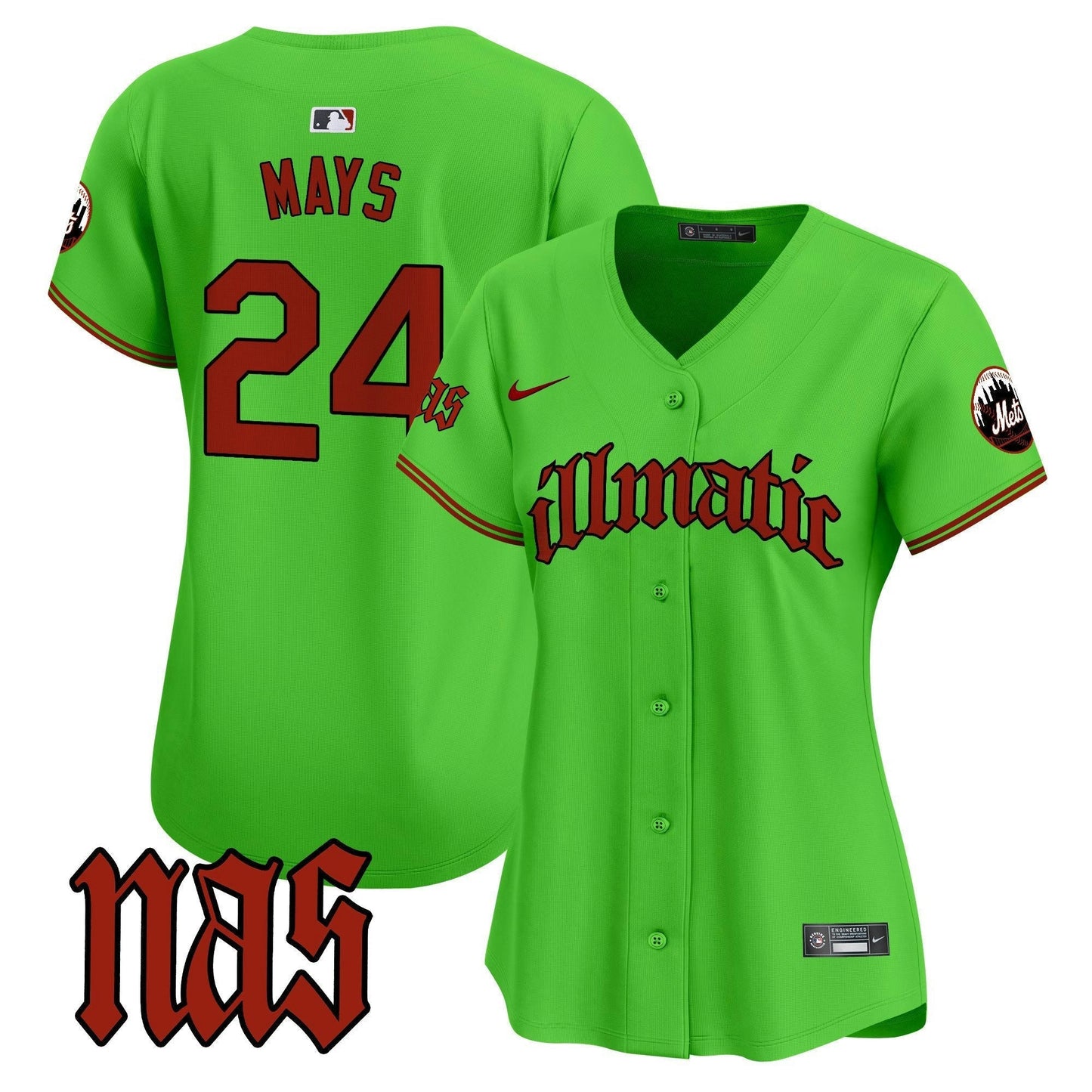 Camisa MLB Women’s Nas Illmatic Vapor Premier Limited Jersey