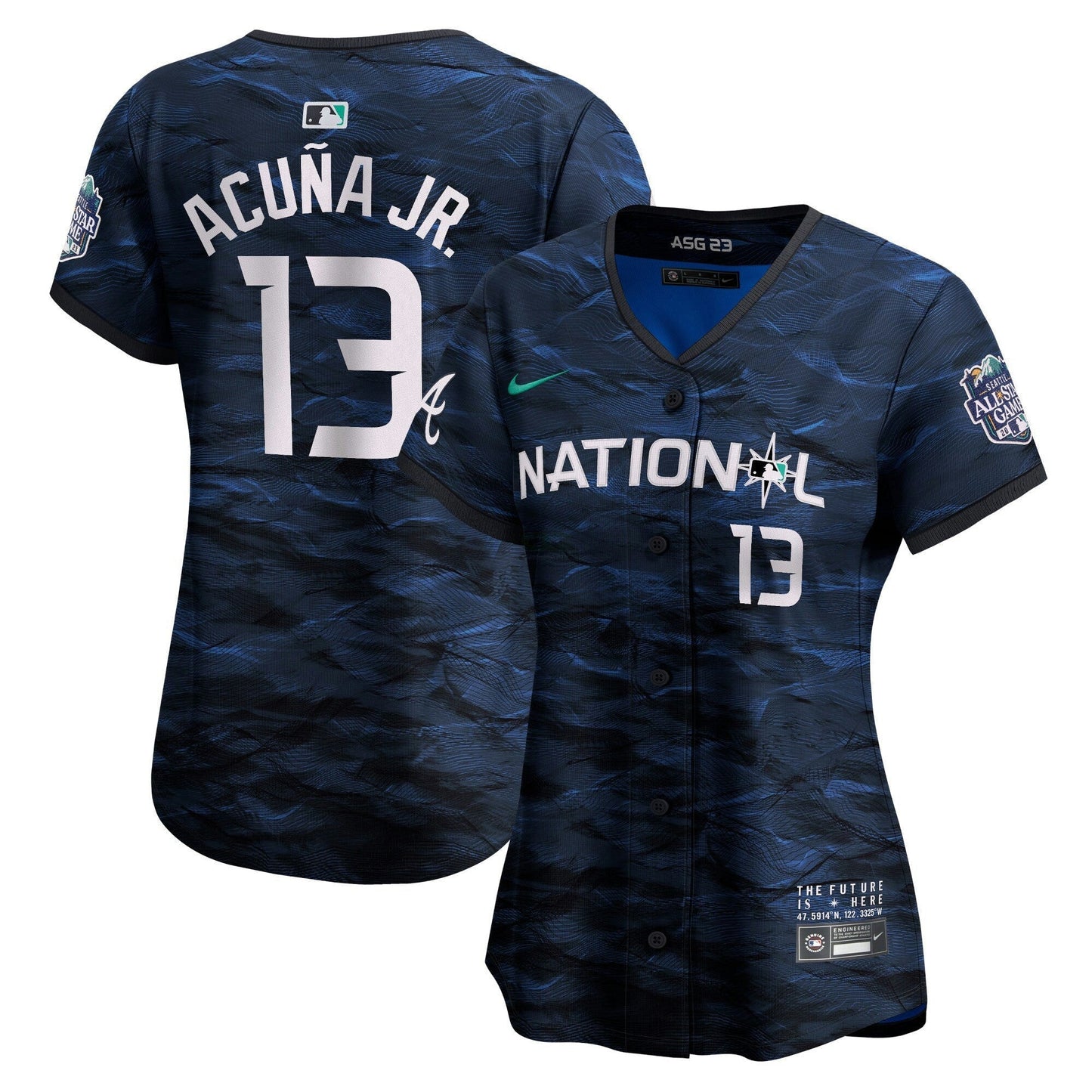 Camisa MLB Los Angeles Dodgers Women’s National League 2023 All-Star Game Azul Royal Jersey - Azul Royal