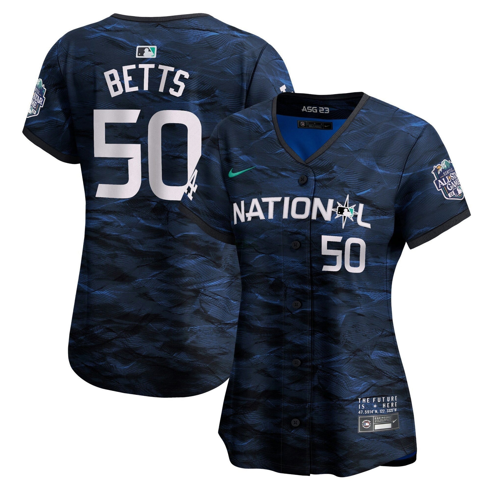 Camisa MLB Los Angeles Dodgers Women’s National League 2023 All-Star Game Azul Royal Jersey - Azul Royal