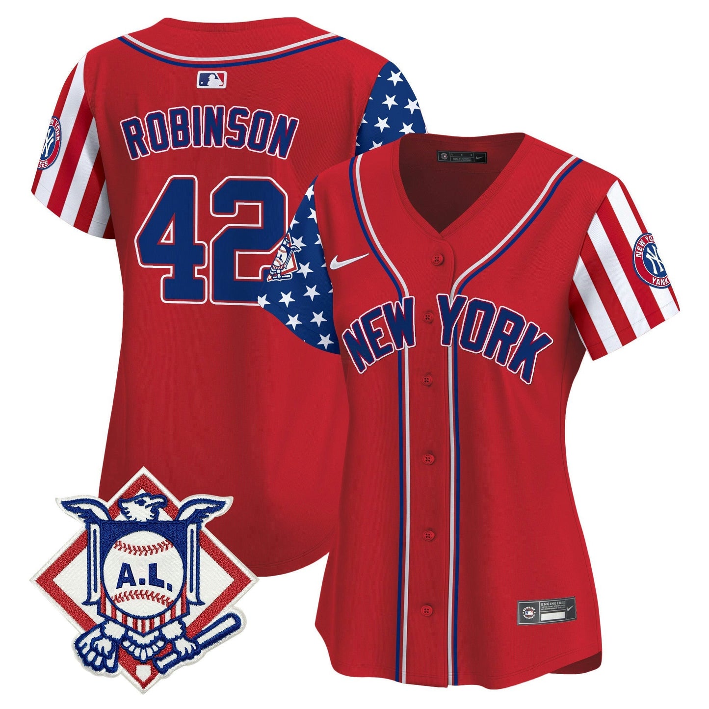 Camisa MLB Women’s New York 2024 Fourth of July Vapor Premier Limited Jersey V2