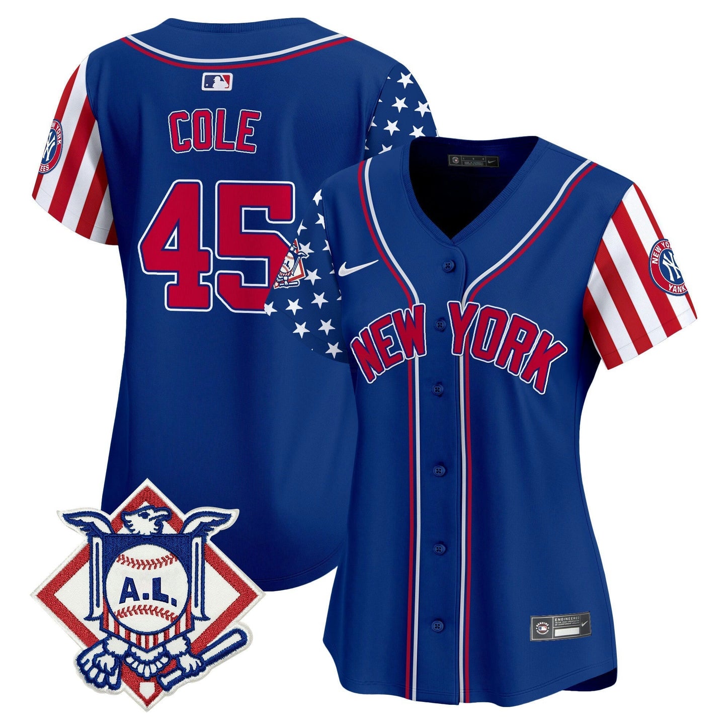 Camisa MLB Women’s New York 2024 Fourth of July Vapor Premier Limited Jersey V2