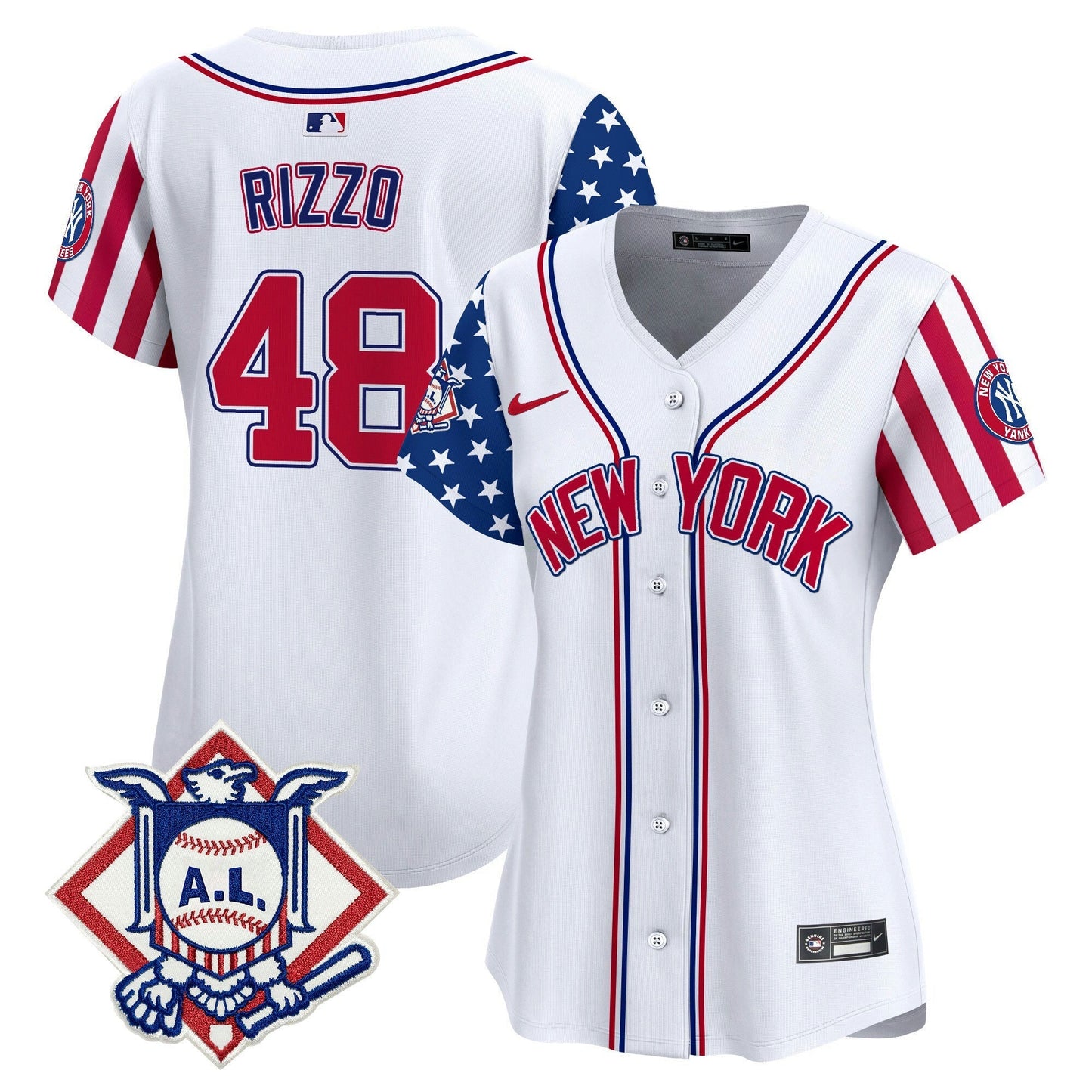 Camisa MLB Women’s New York 2024 Fourth of July Vapor Premier Limited Jersey V2