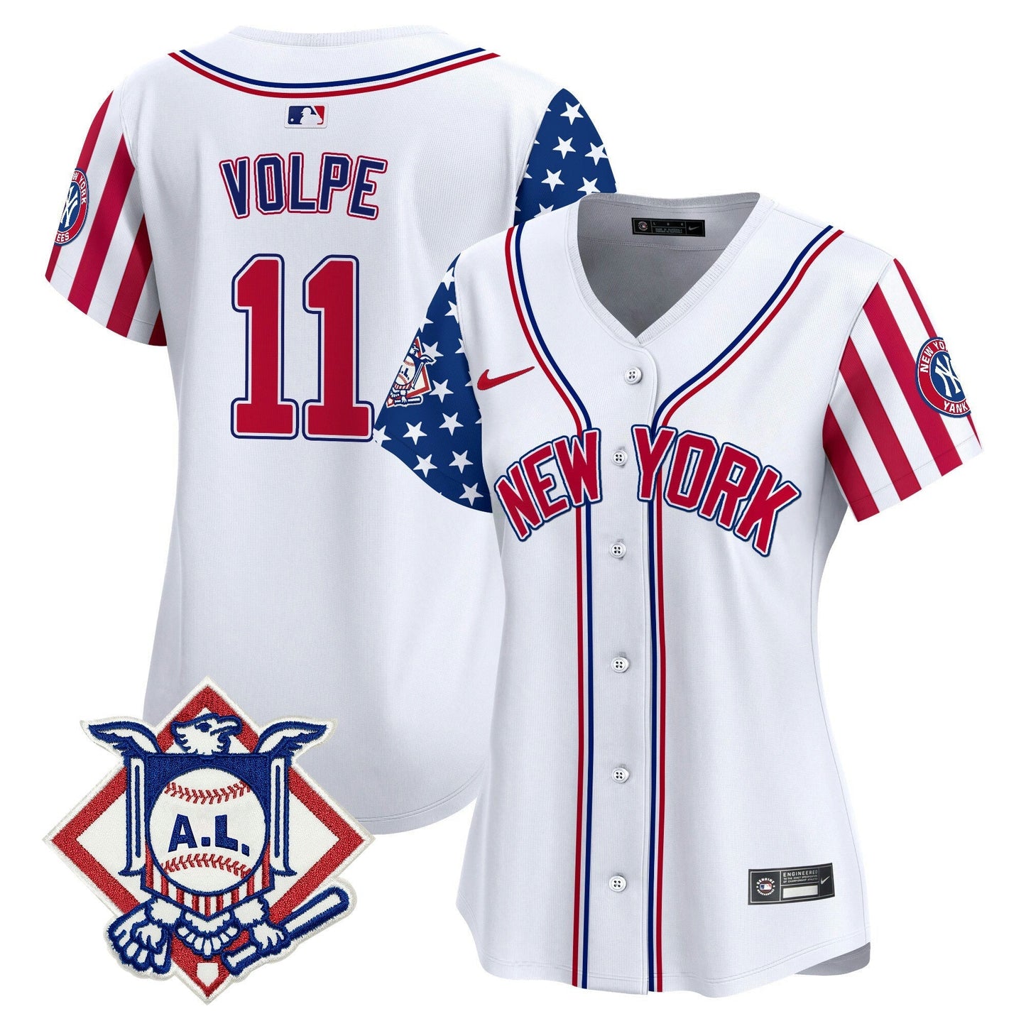 Camisa MLB Women’s New York 2024 Fourth of July Vapor Premier Limited Jersey V2