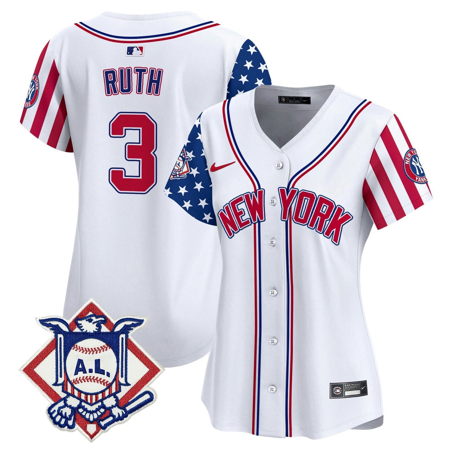 Camisa MLB Women’s New York 2024 Fourth of July Vapor Premier Limited Jersey V2