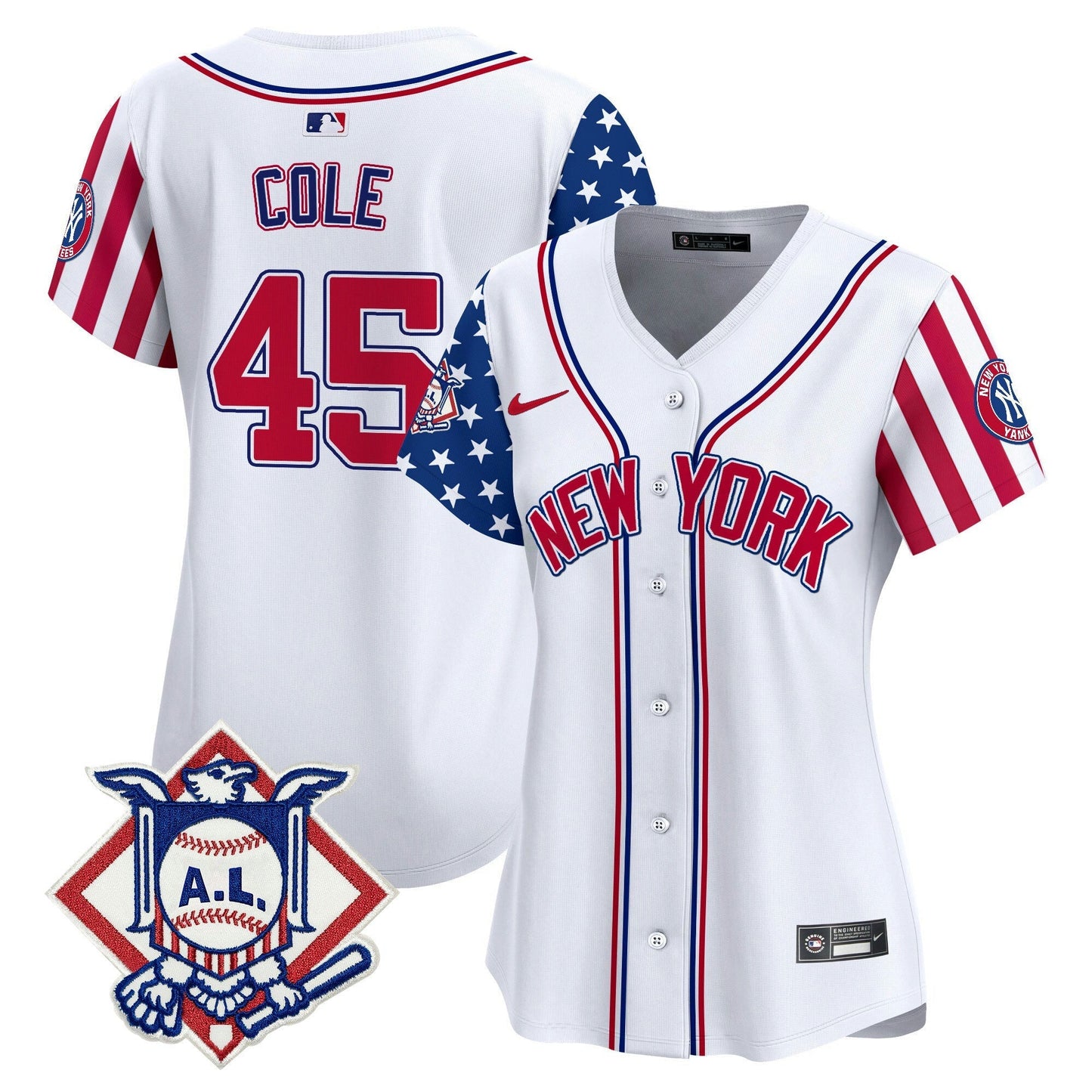 Camisa MLB Women’s New York 2024 Fourth of July Vapor Premier Limited Jersey V2
