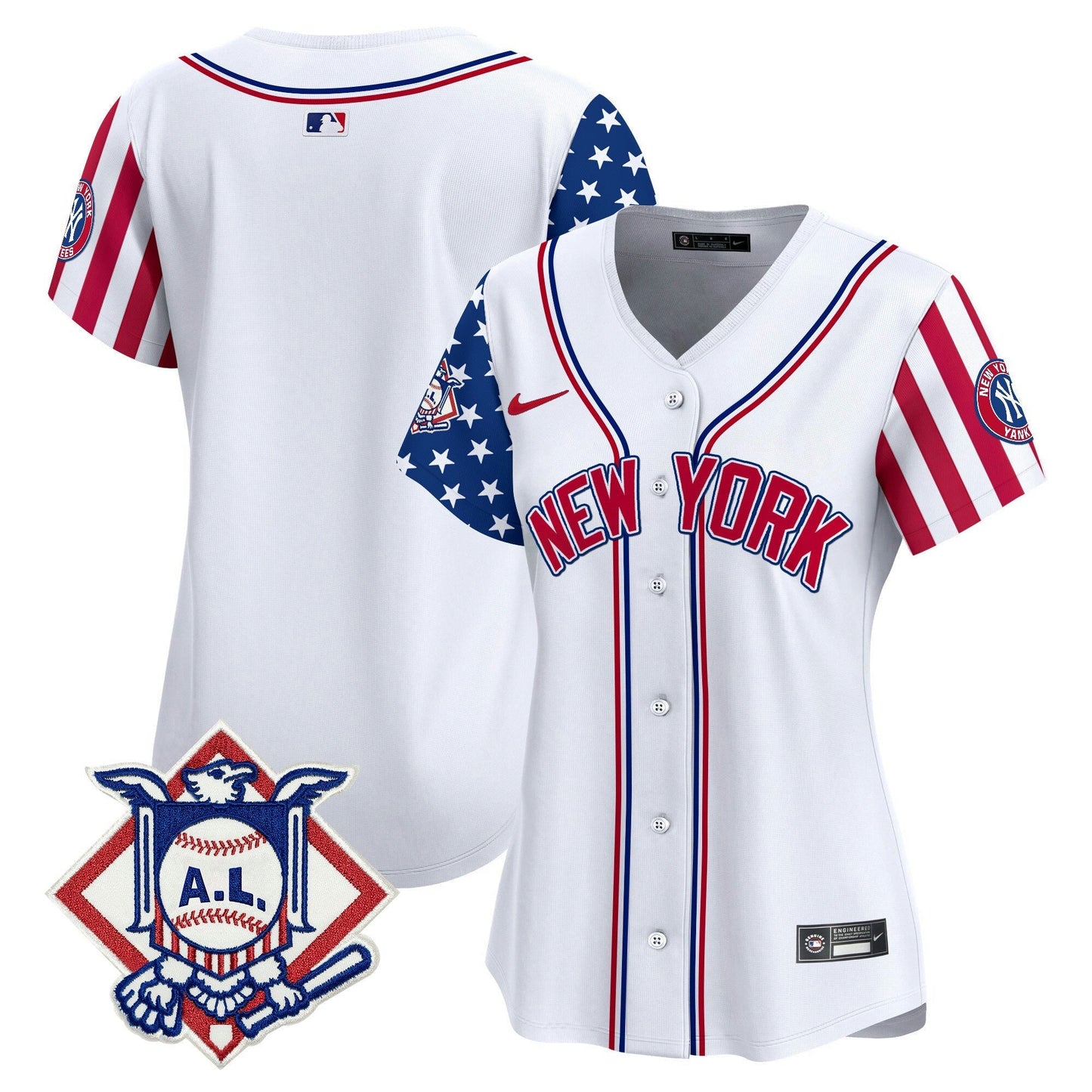 Camisa MLB Women’s New York 2024 Fourth of July Vapor Premier Limited Jersey V2