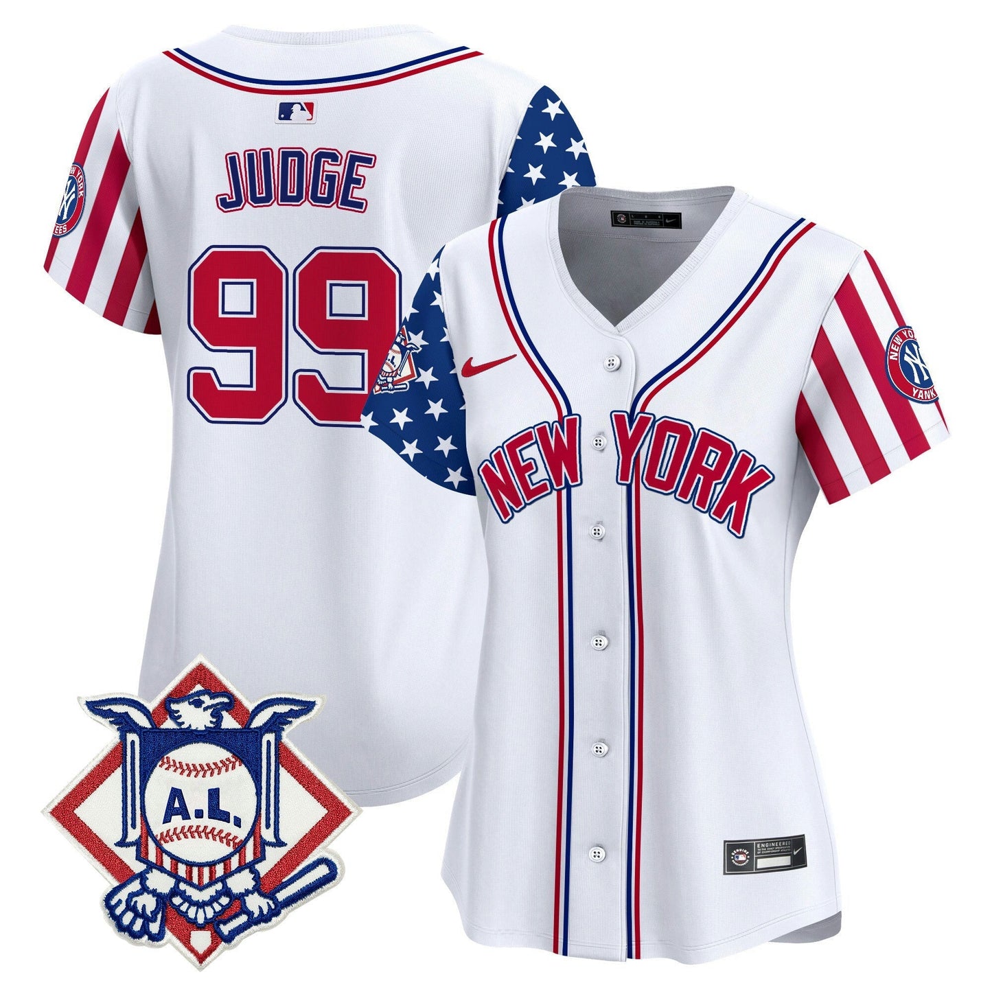 Camisa MLB Women’s New York 2024 Fourth of July Vapor Premier Limited Jersey V2