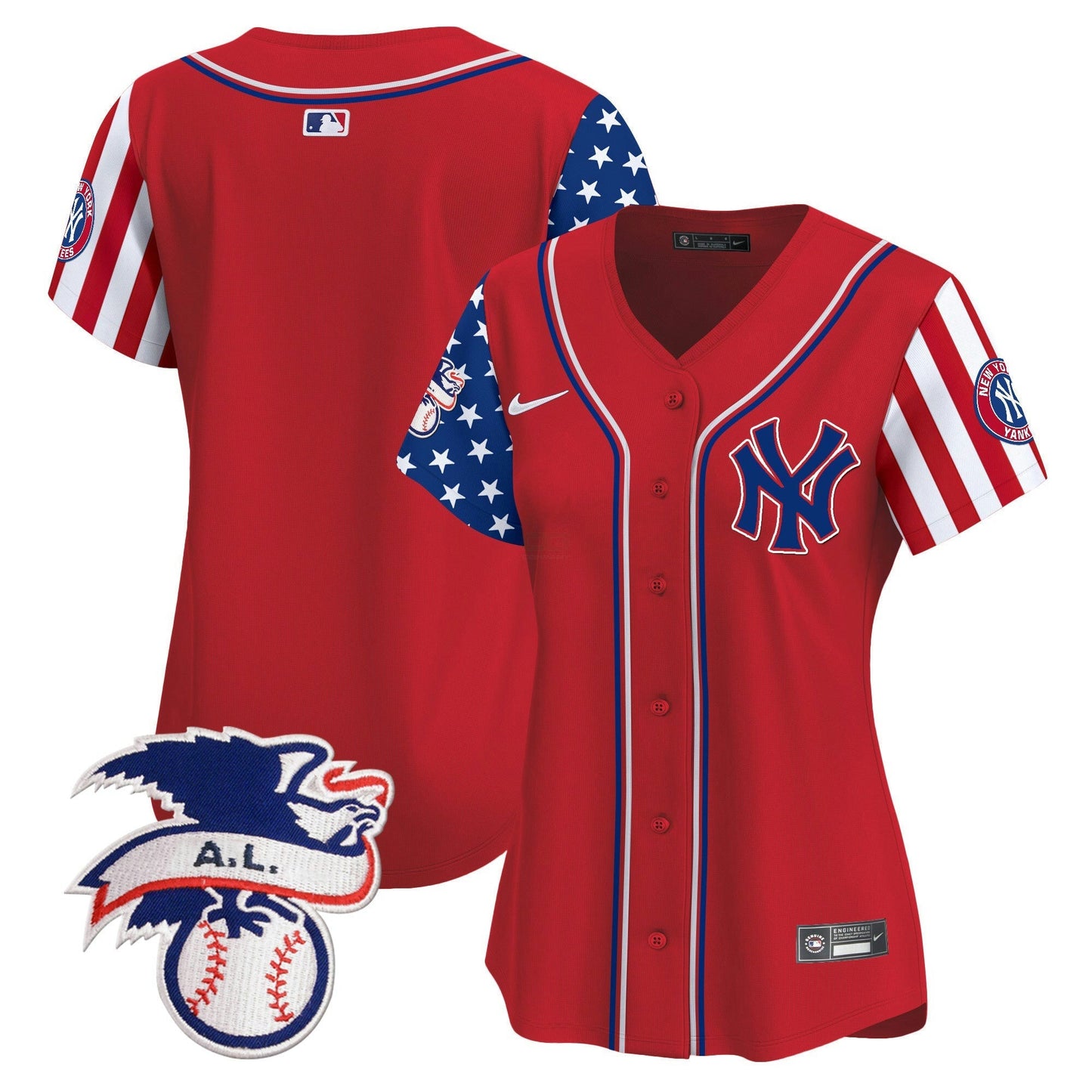 Camisa MLB Women’s New York 2024 Fourth of July Vapor Premier Limited Jersey V5