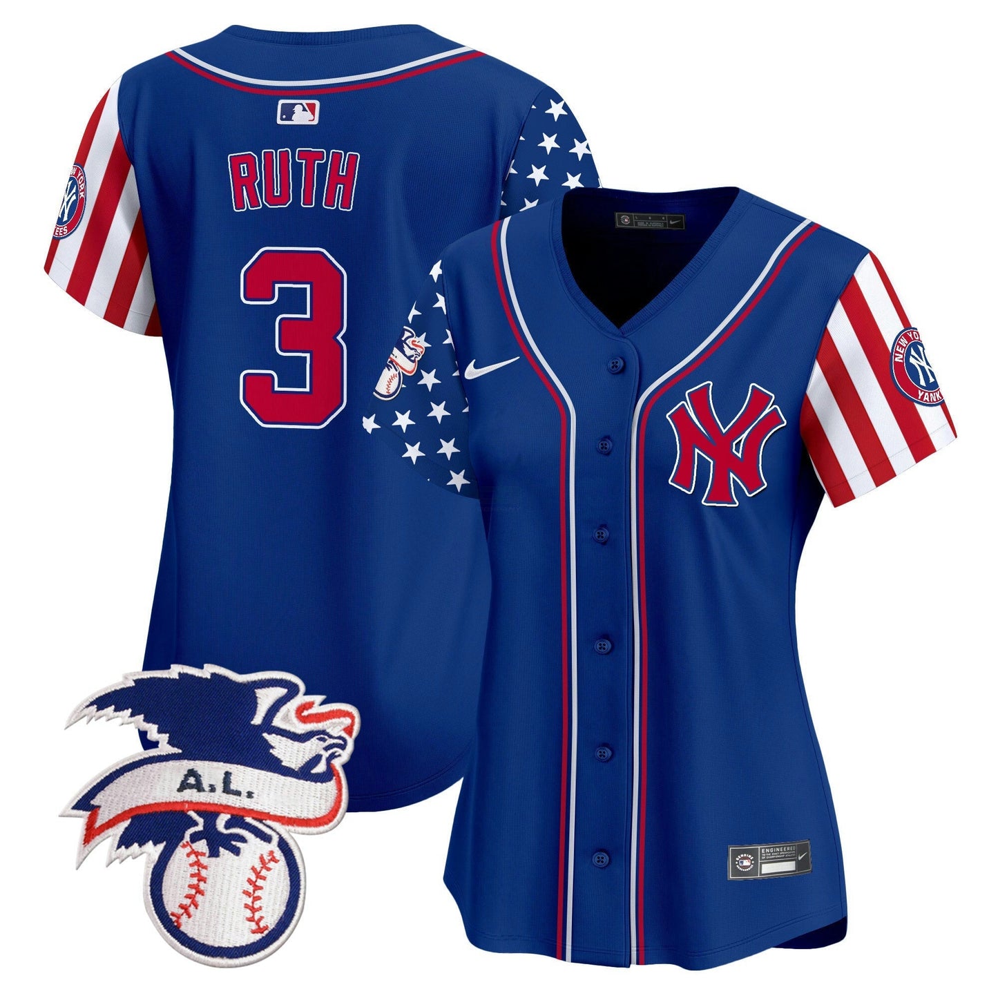 Camisa MLB Women’s New York 2024 Fourth of July Vapor Premier Limited Jersey V5