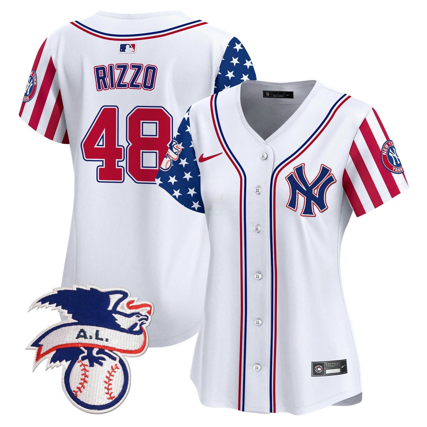 Camisa MLB Women’s New York 2024 Fourth of July Vapor Premier Limited Jersey V5
