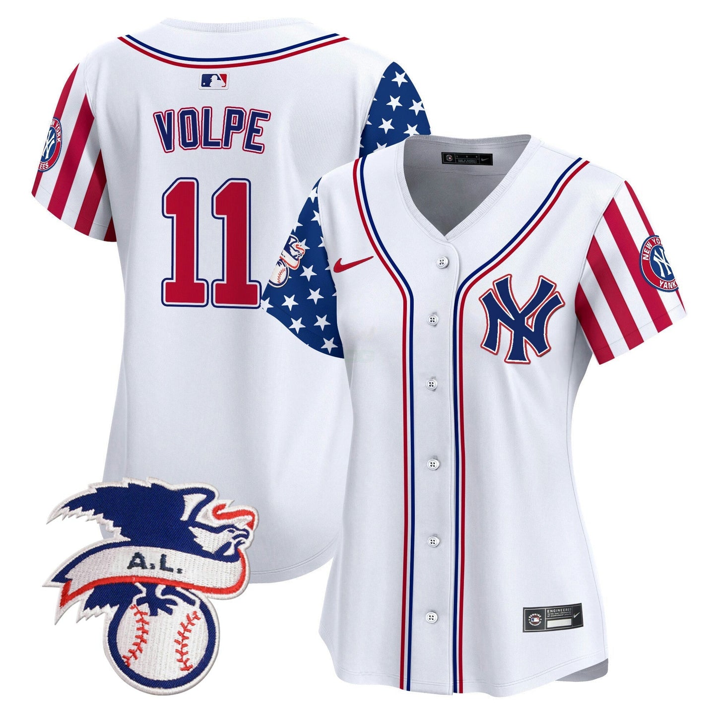 Camisa MLB Women’s New York 2024 Fourth of July Vapor Premier Limited Jersey V5