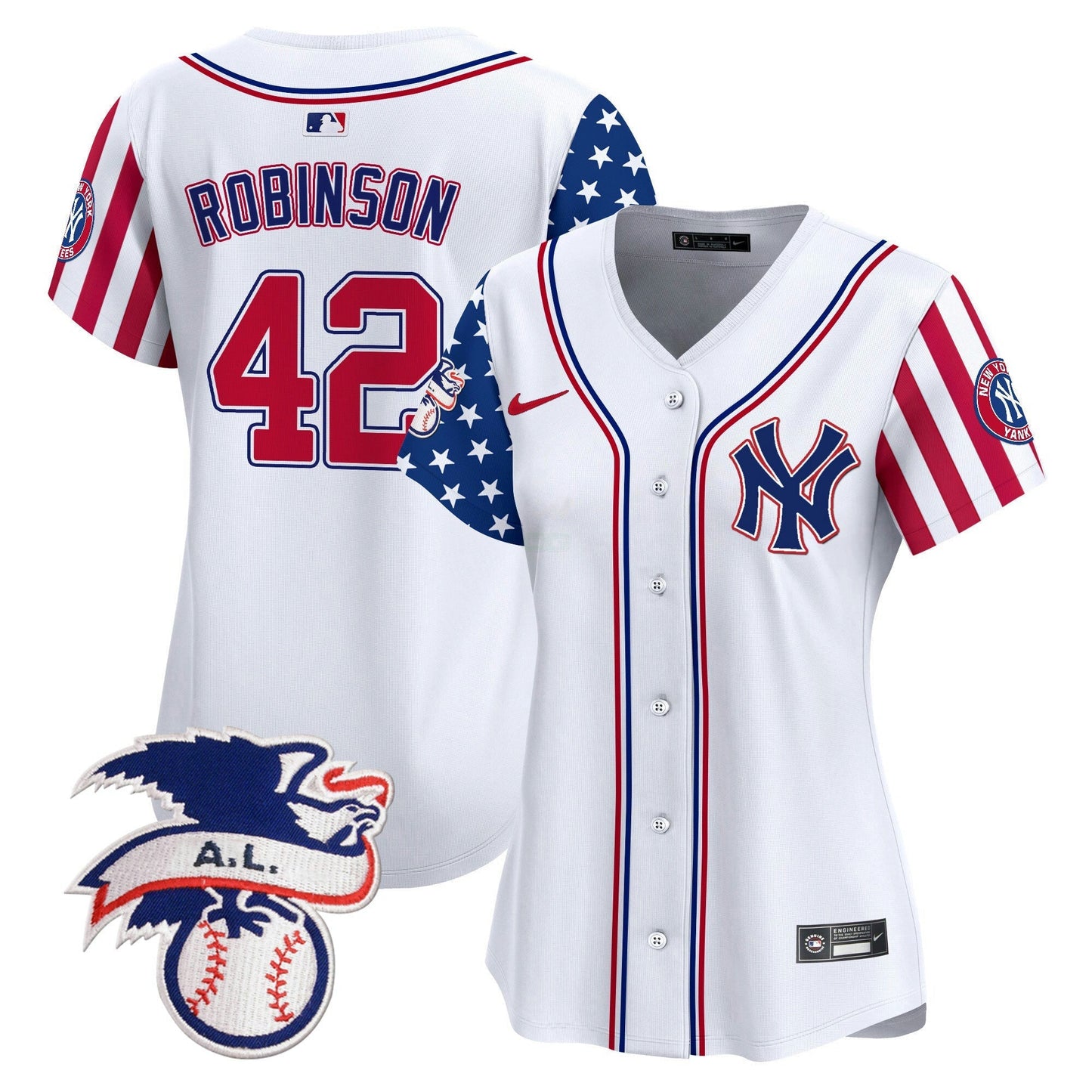 Camisa MLB Women’s New York 2024 Fourth of July Vapor Premier Limited Jersey V5