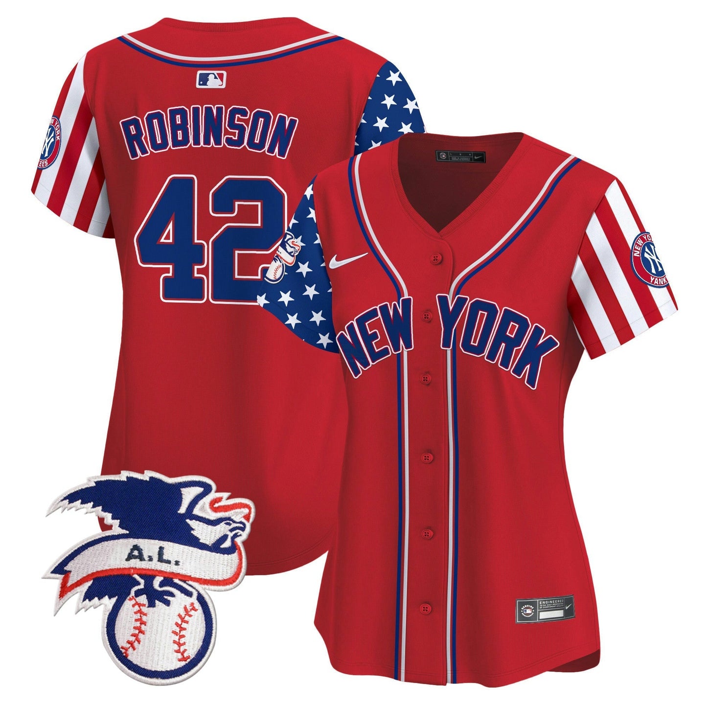Camisa MLB Women’s New York 2024 Fourth of July Vapor Premier Limited Jersey V6