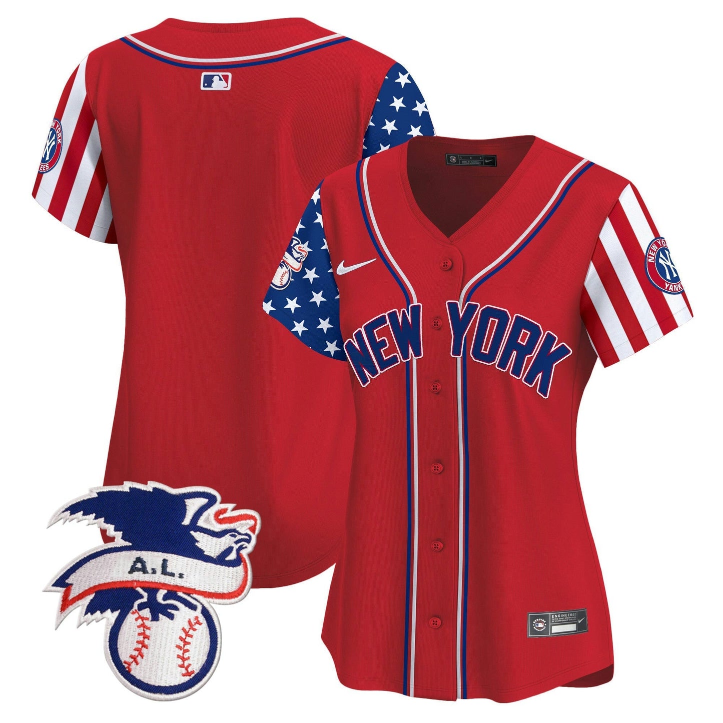 Camisa MLB Women’s New York 2024 Fourth of July Vapor Premier Limited Jersey V6