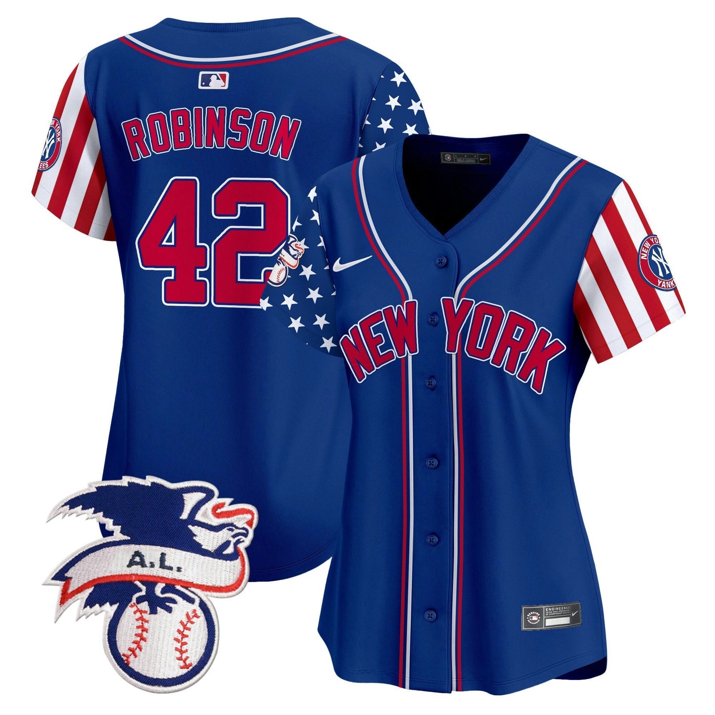 Camisa MLB Women’s New York 2024 Fourth of July Vapor Premier Limited Jersey V6